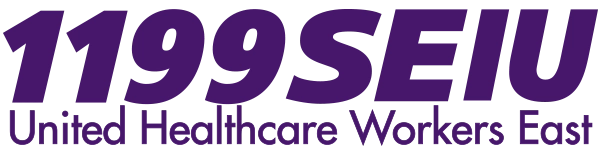1199SEIU logo, it is purple.