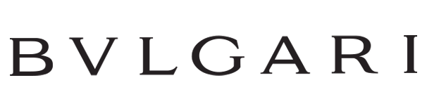 Bvlgari logo, it is black.