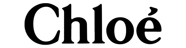 Chloe logo, it is black.