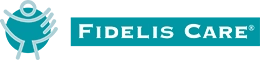 Fidelis Care logo, it is teal.