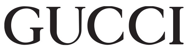 GUCCI logo, it is black.
