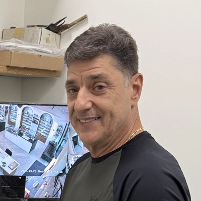Joseph Bilardi smiling.
